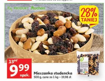 Auchan Mieszanka studencka auchan na co dzień (logo zielone) oferta