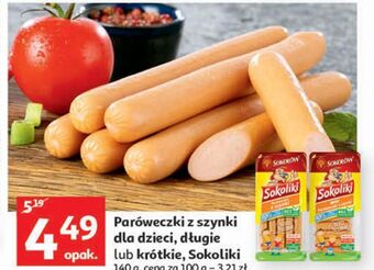 Auchan Paróweczki z szynki sokołów sokoliki oferta