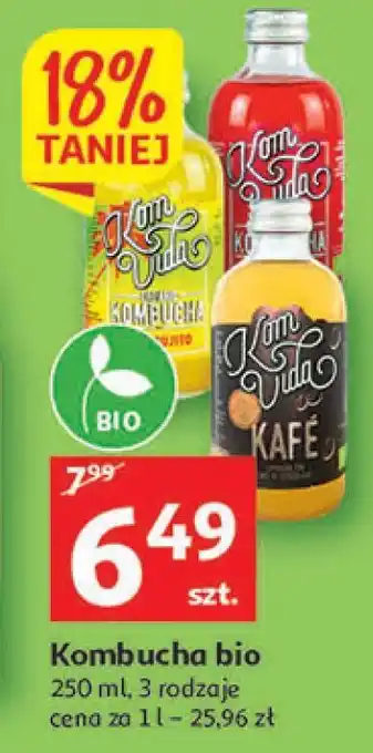 Auchan Kombucha kawowa komvida oferta