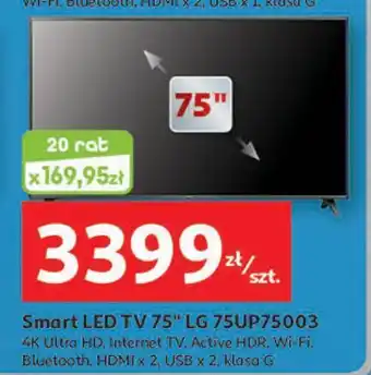 Auchan Telewizor 75up75003 lg oferta