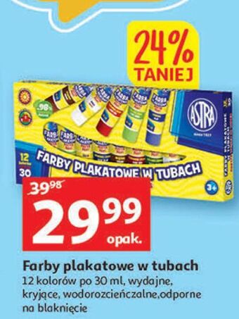 Auchan Farby plakatowe astra oferta
