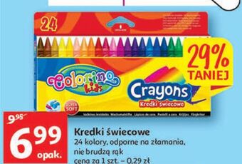 Auchan Kredki świecowe colorino kids oferta