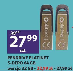 Auchan Pendrive 32 gb platinet oferta