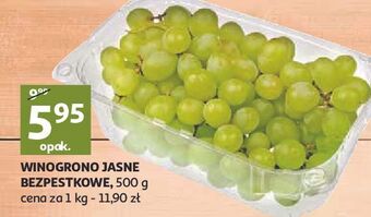 Auchan Winogrono jasne bezpestkowe oferta