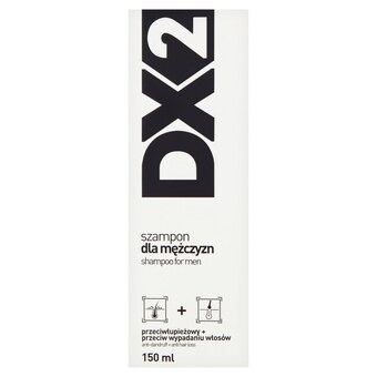 SuperPharm Dx2 szampon dla mężczyzn przeciwłupieżowy + przeciw wypadaniu włosów 150 ml oferta
