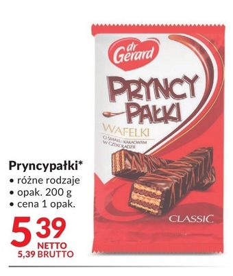 Makro Dr gerard pryncypałki wafelki w czekoladzie 200 g oferta