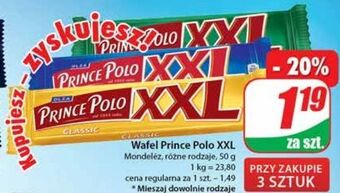 Dino Wafelek mleczny prince polo xxl oferta