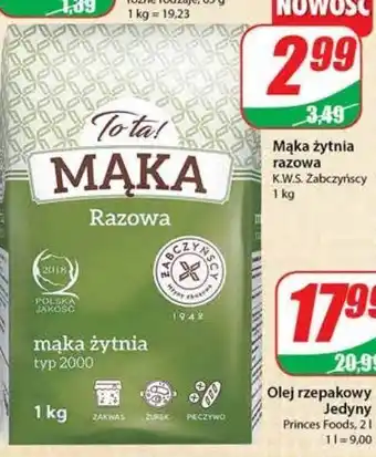 Dino Mąka razowa żytnia to ta! oferta