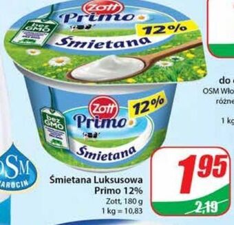 Dino Śmietana 12 % zott primo oferta