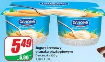 Dino Jogurt biszkoptowy danone kremowy oferta