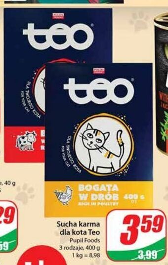 Dino Sucha karma dla kota z wołowiną teo oferta