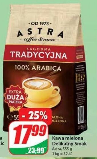 Dino Kawa astra łagodna 100% arabica oferta