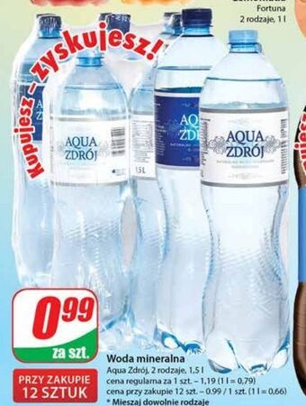 Dino Woda gazowana aqua zdrój oferta