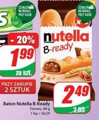 Dino Chlebki z nadzieniem nutella b-ready oferta