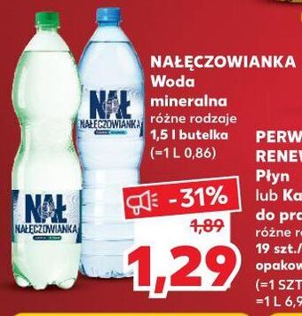 Kaufland Woda niegazowana nałęczowianka oferta