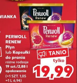 Kaufland Kapsułki do prania perwoll renew black oferta