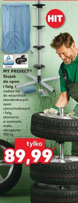 Kaufland Stojak na opony i felgi myproject oferta