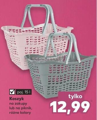 Kaufland Koszyk plastikowy 15 l oferta