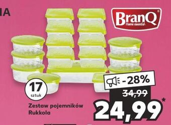 Kaufland Komplet pojemników rukola branq oferta