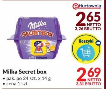 Makro Milka Secret box 14 g oferta