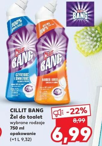 Kaufland Żel do wc czystość i świeżość cillit bang oferta