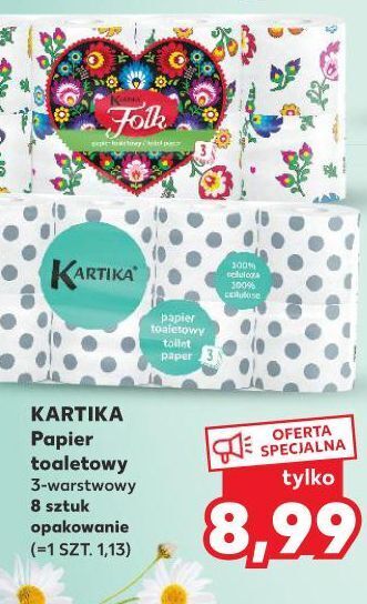Kaufland Papier toaletowy kartika oferta