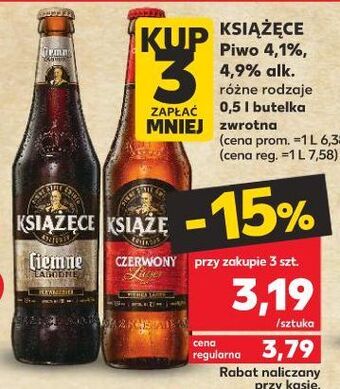 Kaufland Piwo książęce ciemne łagodne oferta