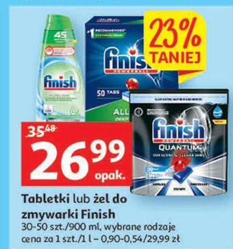 Auchan Tabletki do zmywarek regular finish all in 1 oferta