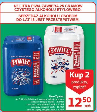 Auchan Piwo żywiec bezalkoholowe oferta
