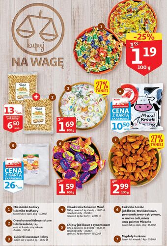 Auchan Chipsy jabłkowe cykoria oferta