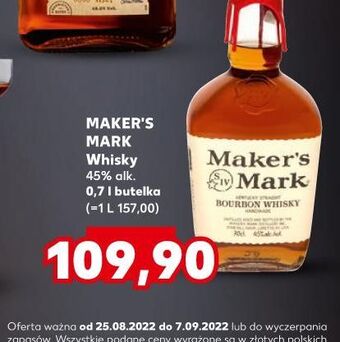 Kaufland Bourbon maker's mark oferta