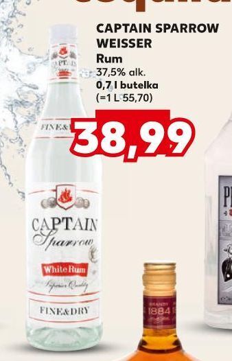 Kaufland Rum captain sparrow white oferta