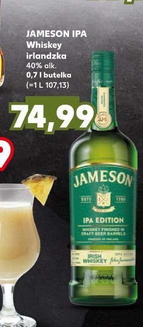 Kaufland Whiskey jameson caskmates ipa oferta