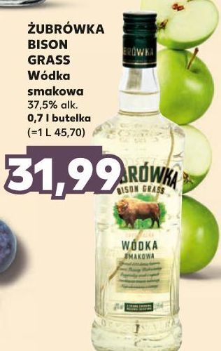 Kaufland Wódka żubrówka bison grass oferta