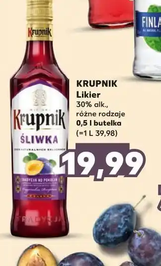 Kaufland Wódka krupnik śliwkowy oferta