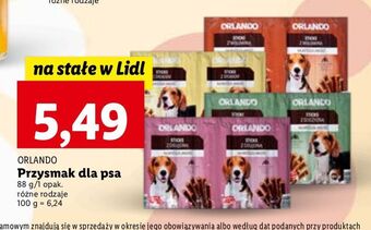 Lidl Przysmak dla psa z drobiu orlando oferta