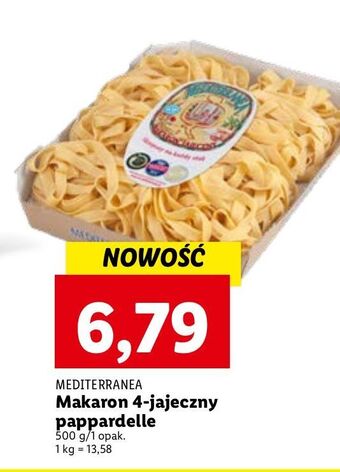 Lidl Makaron papardelle mediterranea oferta