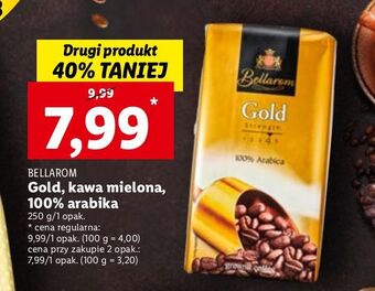Lidl Kawa bellarom gold 100% arabica oferta