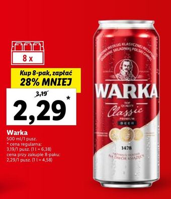 Lidl Piwo warka oferta