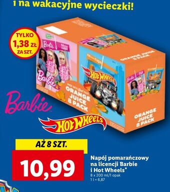 Lidl Sok pomarańczowy hot wheels oferta