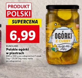 Lidl Ogórki curry runoland oferta