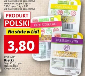 Lidl Kiełki rzodkiewki uniflora oferta