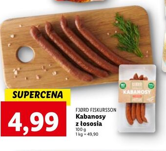 Lidl Kabanosy z łososia fjord oferta