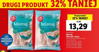 Lidl Filet z mintaja bez skóry oceansea oferta