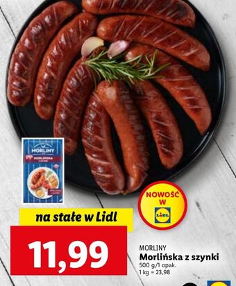 Lidl Kiełbasa morlińska z szynki morliny oferta