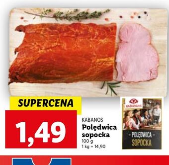 Lidl Polędwica sopocka kabanos oferta