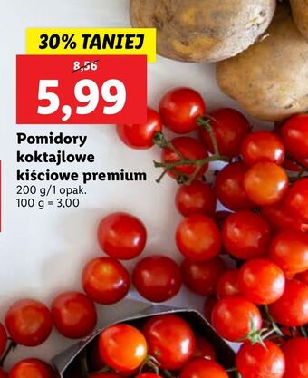Lidl Pomidory koktajlowe kiściowe premium oferta
