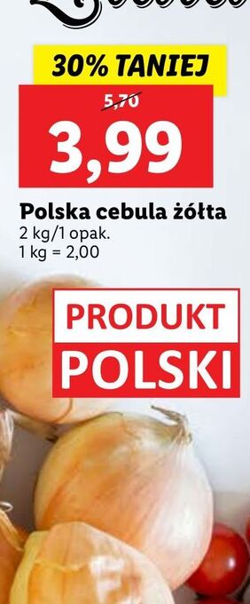 Lidl Cebula żółta oferta