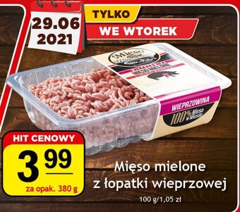 Gram Market Mięso mielone z łopatki wieprzowej 380g oferta
