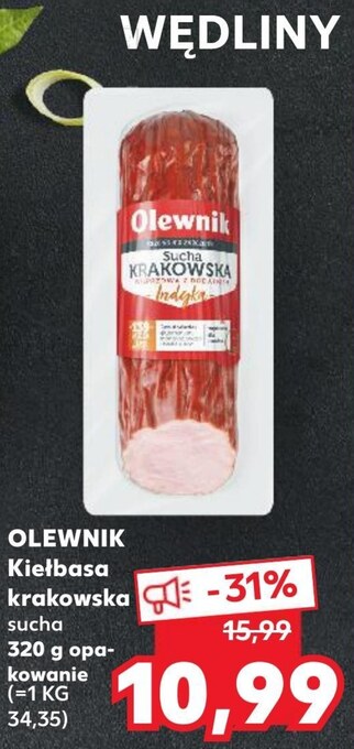 Kaufland Kiełbasa olewnik oferta